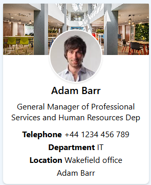 Contact Card